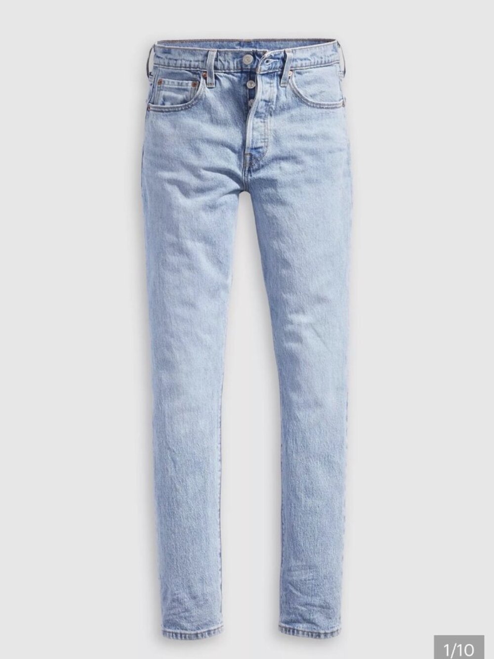 Levi's 501 S Women's High Waist Skinny Jeans - Light Wash